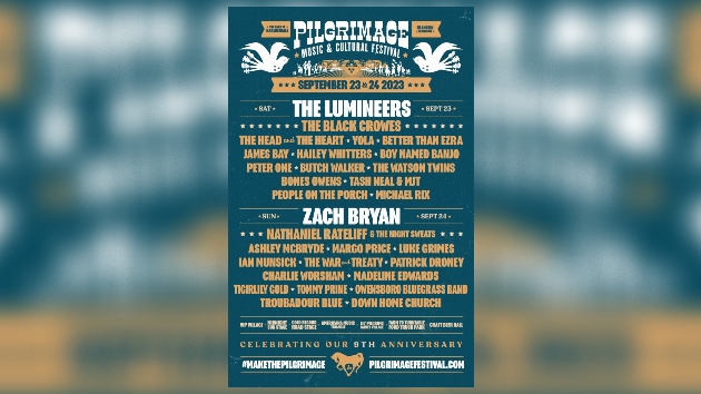 The Lumineers & The Black Crowes to headline the 2023 Pilgrimage Festival