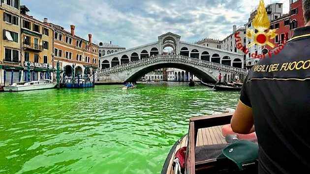 Mystery behind bright green water in Venice Canal solved, officials say - Vimarsana News