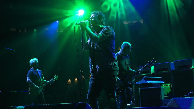 Pearl Jam honors hockey star Chris Chelios with number retirement announcement at Chicago show Pearl Jam honors hockey star Chris Chelios with number retirement announcement at Chicago show