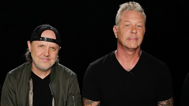 Lars Ulrich never rehearsed until four or five years ago, says James Hetfield