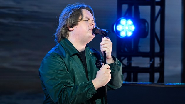 Watch Lewis Capaldi unwrap a 41,000-piece Lego statue of himself