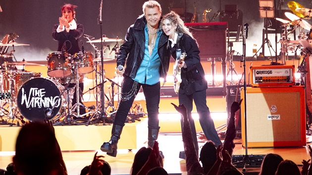 The Warning & Billy Idol perform mashup of ‘La Bamba’ & ‘Twist and Shout’ at Latin Grammys event The Warning & Billy Idol perform mashup of ‘La Bamba’ & ‘Twist and Shout’ at Latin Grammys event