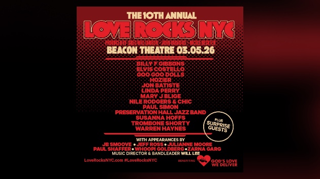 Goo Goo Dolls, Hozier, Paul Simon & more to headline Love Rocks NYC benefit
