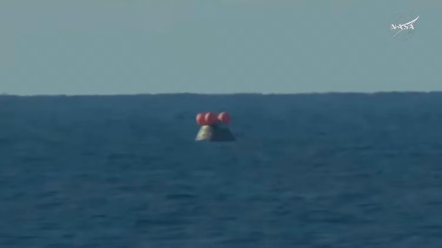 Artemis II: Crew splashes down in Pacific Ocean after historic mission