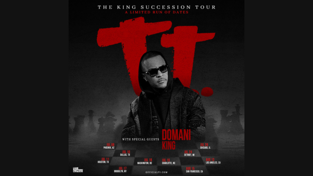T.I. announces The King Succession Tour with sons King and Domani