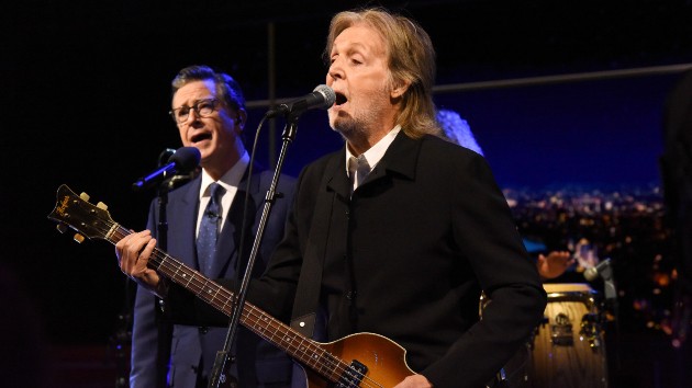 Hello, Goodbye: Paul McCartney turns off the lights on ‘The Late Show with Stephen Colbert ‘