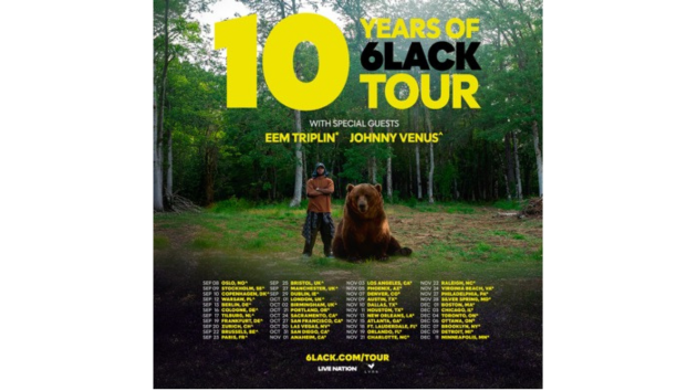 6lack announces celebratory 10 Years of 6lack tour 6lack announces celebratory 10 Years of 6lack tour