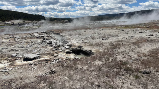 Another hydrothermal explosion has occurred at Yellowstone National Park