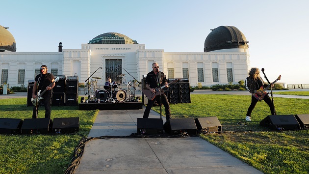 Metallica met up with Sharon Osbourne on one-year anniversary of Back to the Beginning