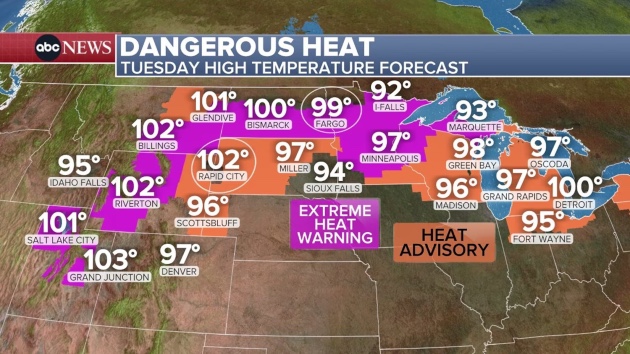 More than 125 million Americans under dangerous heat coast to coast
