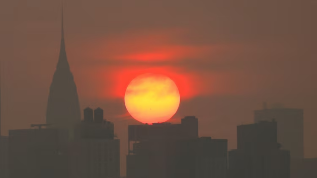 Dangerous wildfire smoke impacting more than a dozen states