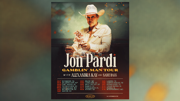 Jon Pardi will be a ‘Gamblin’ Man’ on tour this fall Jon Pardi will be a ‘Gamblin’ Man’ on tour this fall