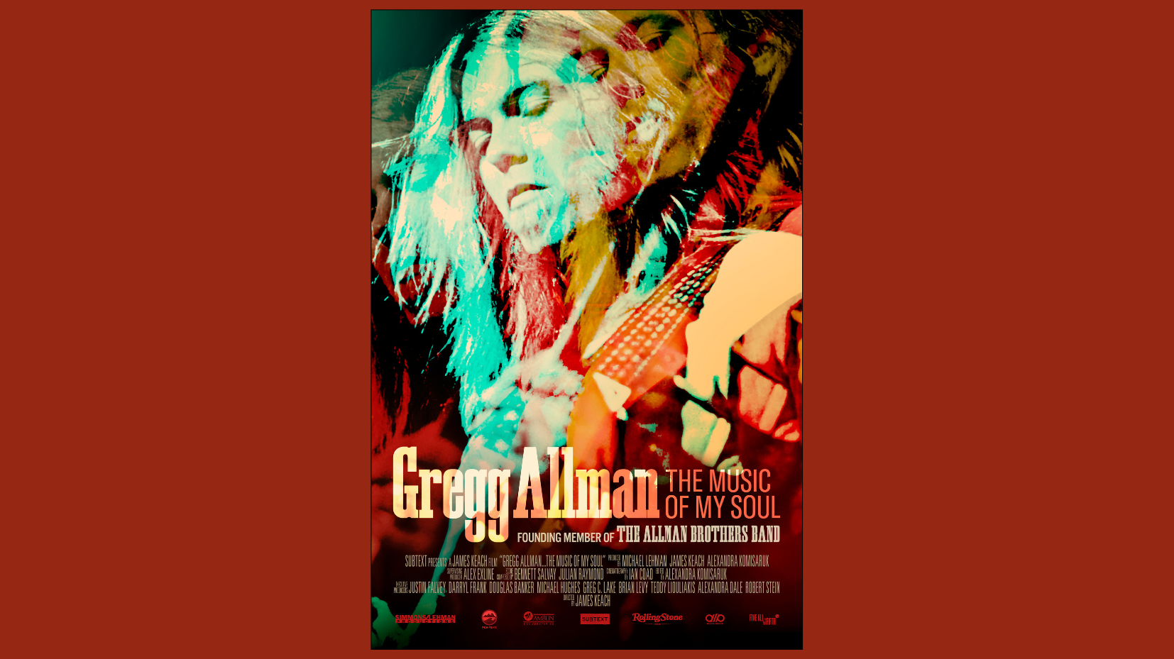 ‘Gregg Allman: The Music of My Soul’ doc set for screenings in venues across the country ‘Gregg Allman: The Music of My Soul’ doc set for screenings in venues across the country