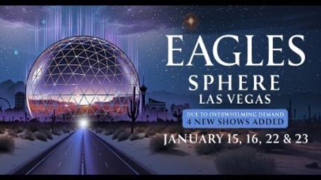 Eagles extend Las Vegas Sphere residency into 2027 Eagles extend Las Vegas Sphere residency into 2027