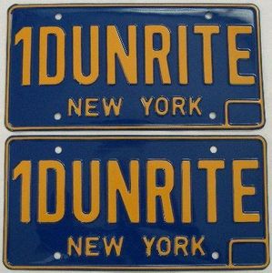 Actual Restored License Plate, After