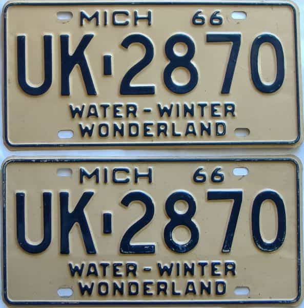 1966 Michigan (Pair) (10939) for sale The Tag Dr. Store