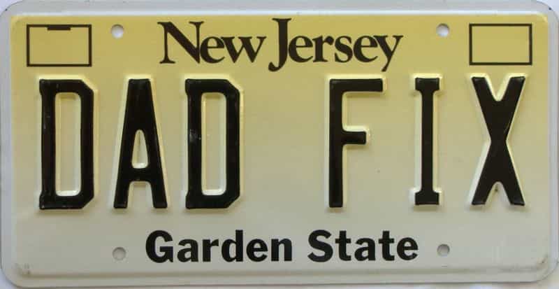 New Jersey  (Vanity) license plate for sale