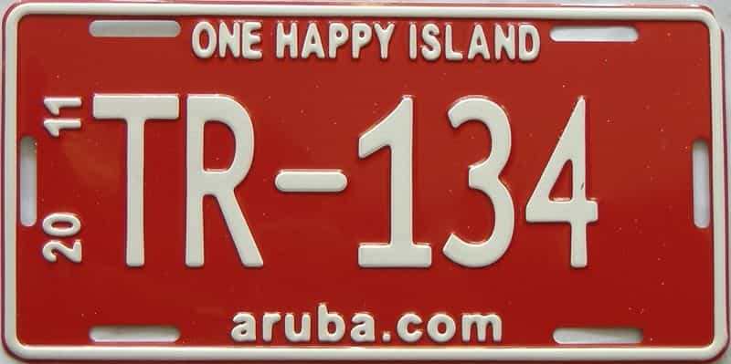 2011 Foreign license plate for sale