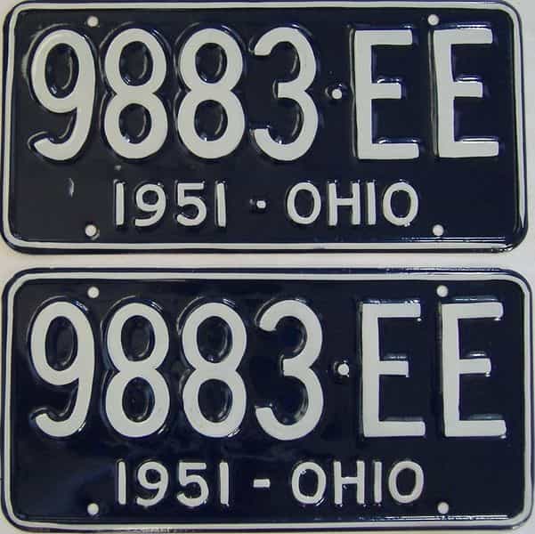 Ohio Plates for Sale at The Tag Dr.