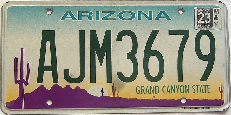 2023 Arizona license plate for sale