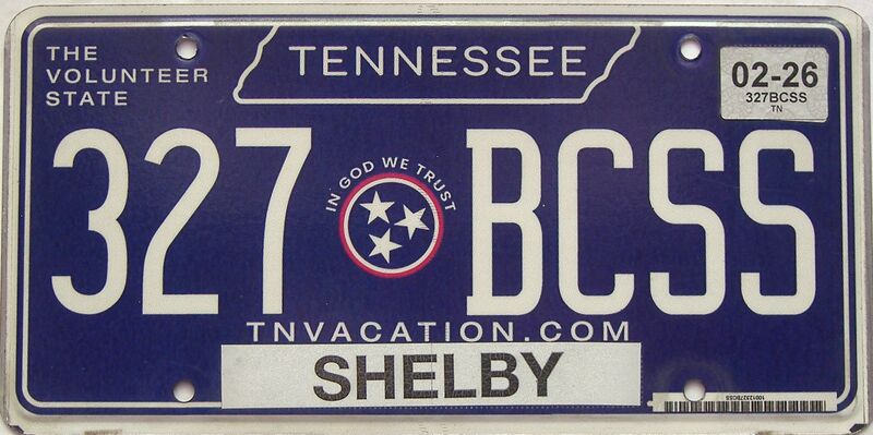 2026 Tennessee license plate for sale