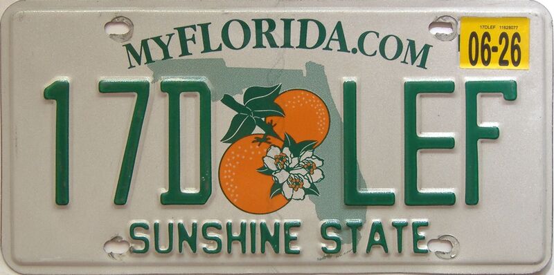 2026 Florida license plate for sale