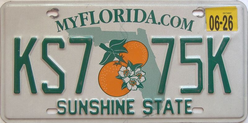 2026 Florida license plate for sale