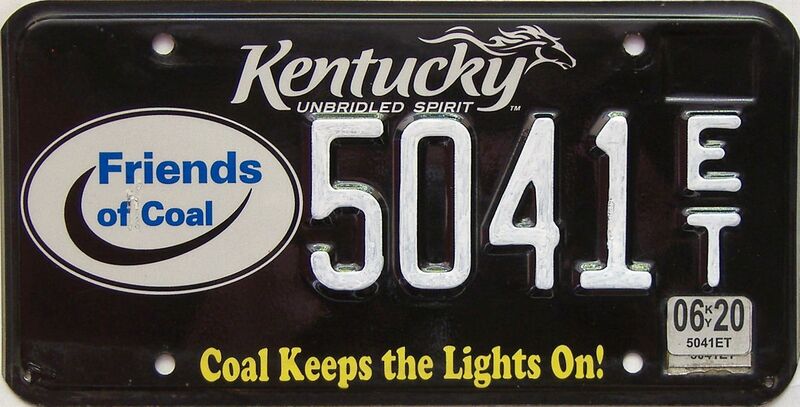2020 Kentucky license plate for sale