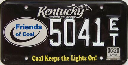 2020 Kentucky license plate for sale