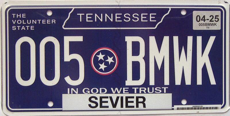 2025 Tennessee license plate for sale