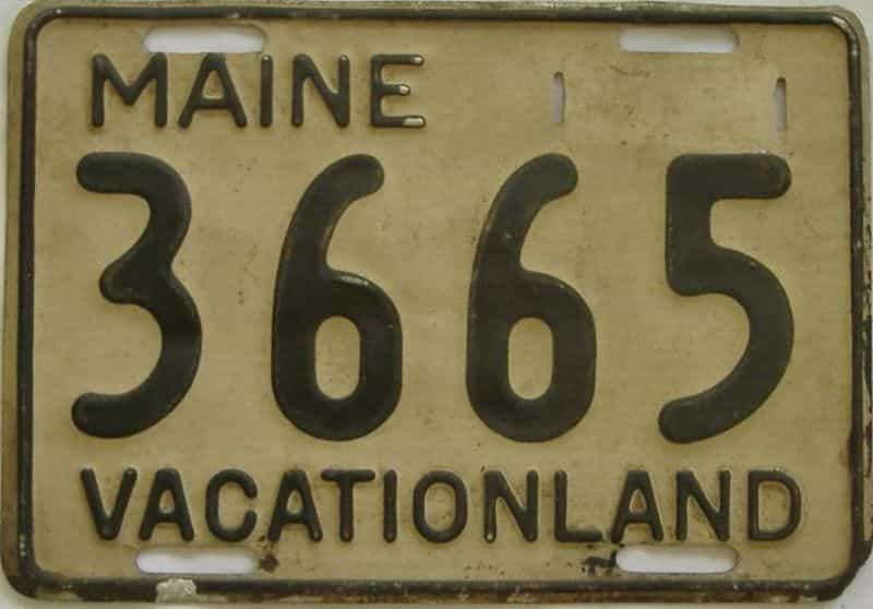 1950 Maine (Single) (#4533) for sale - The Tag Dr. Store