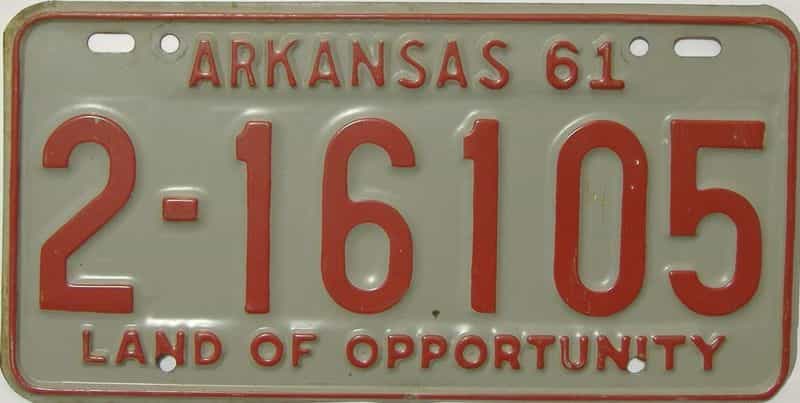 1961 Arkansas (#477) for sale - The Tag Dr. Store