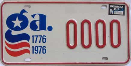 ga license sample plates Sale Store   Tag License Dr. for Georgia Plates The