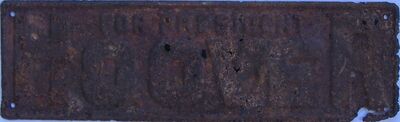 Actual Restored Plate, Before