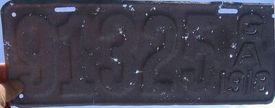 Actual Restored Plate, Before