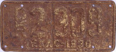 Actual Restored Plate, Before