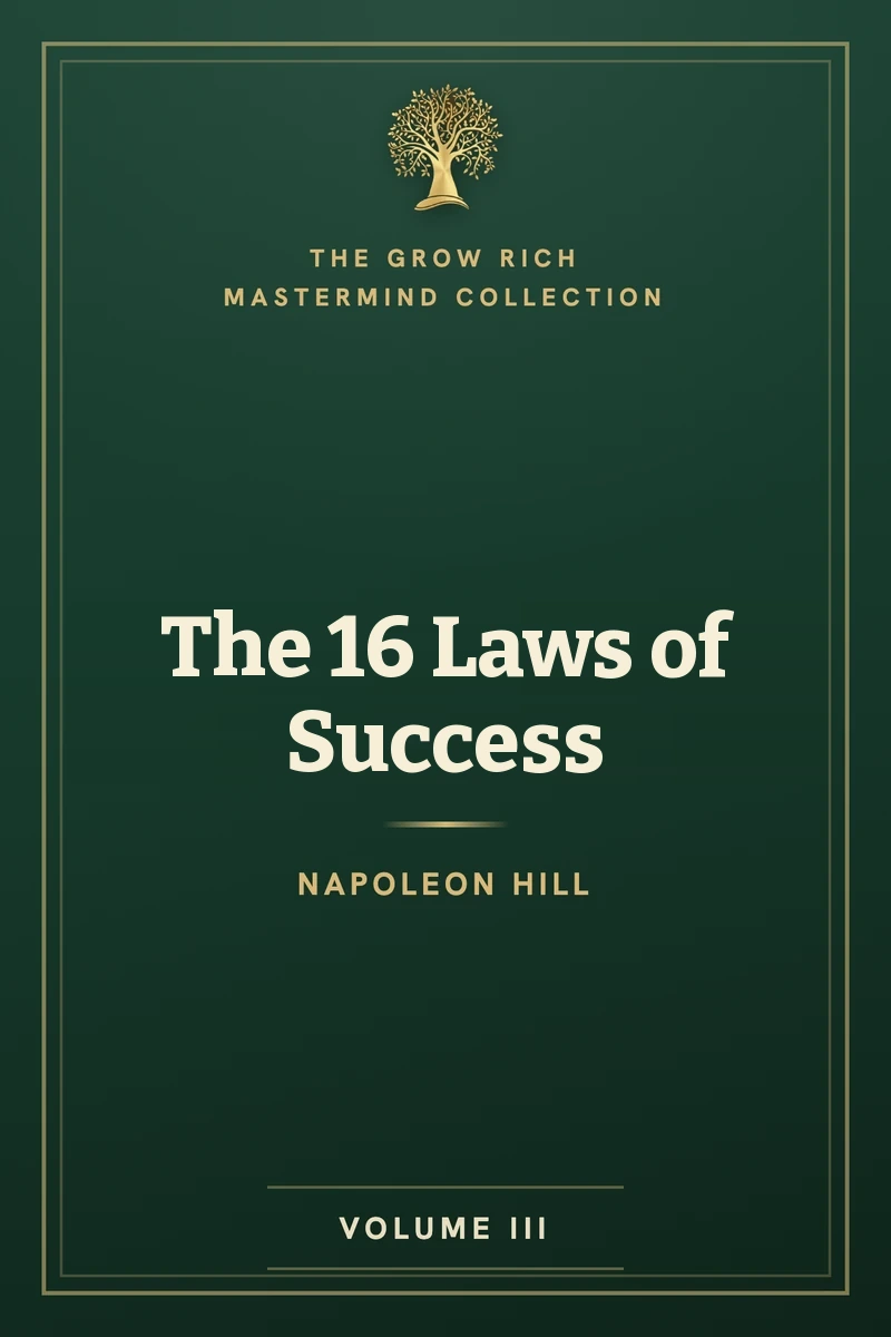 The Law of Success by Napoleon Hill, book cover
