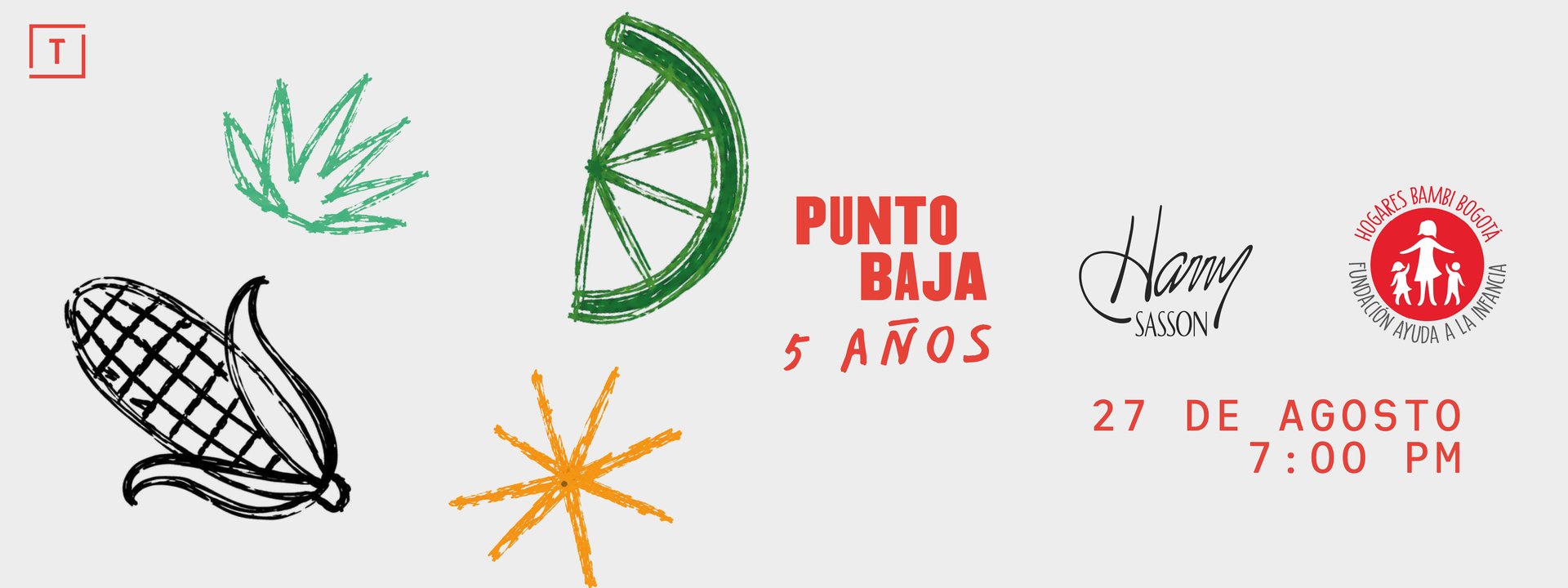 Cinco años de Punto Baja se celebran alrededor de una gran mesa. Junto a Roberto Ruiz, Harry Sasson y Fundación Hogares Bambi, vivimos una noche que ayudará a crear más oportunidades para niños y familias.