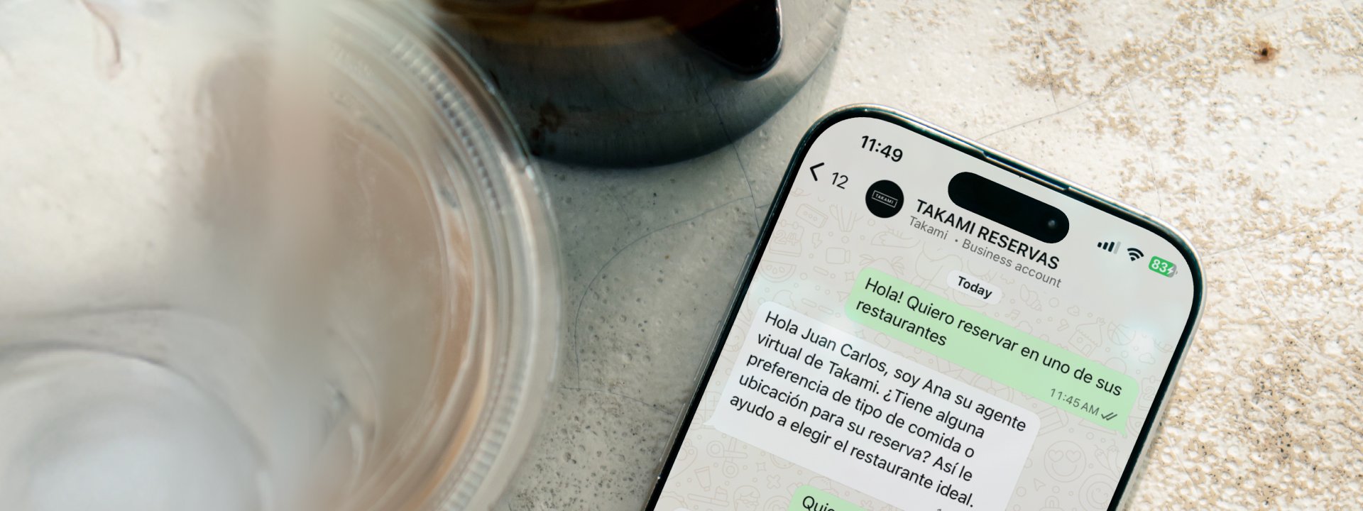Un nuevo canal de contacto 24/7. 
Escríbanos a cualquier hora del día a nuestra línea de WhatsApp para reservar una mesa, resolver dudas o conocer más de nuestras marcas. 
