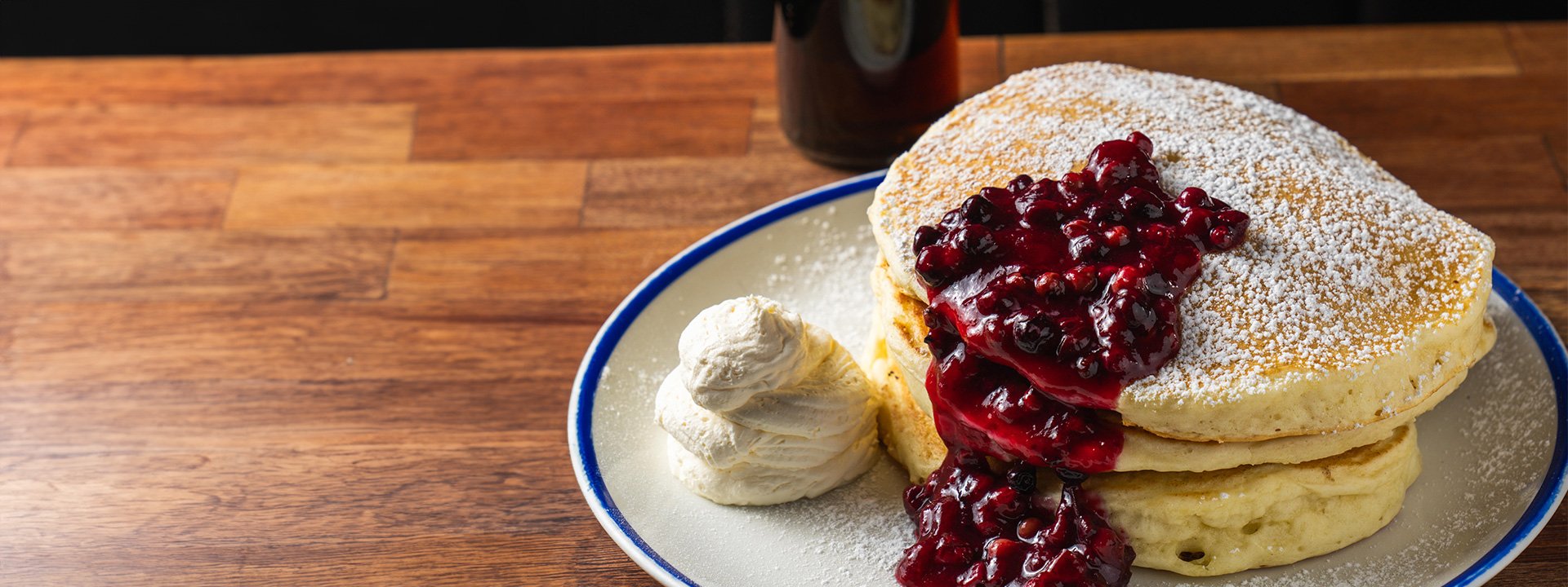 Pancake Golden Hour en Ugly American
Los miércoles de 3 a 7p.m pida el highlight de nuestro brunch.