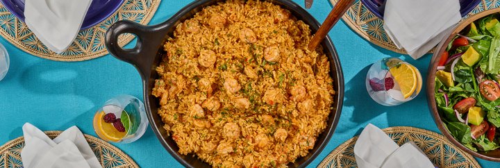 Arroz con camarón Central Cevichería