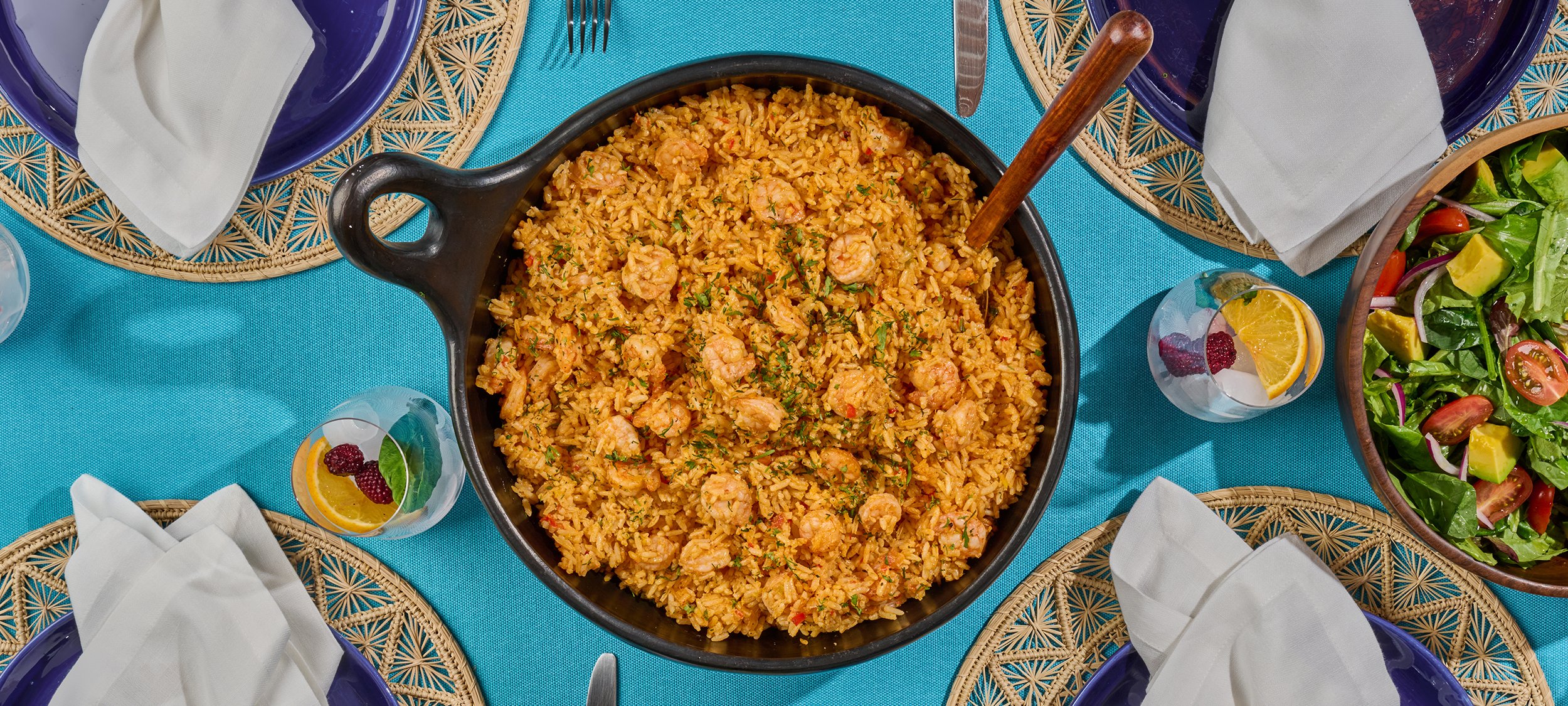 Arroz con camarón Central Cevichería
