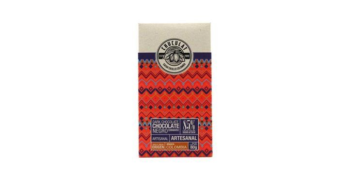 Barra de Chocolate Oscuro Origen Arauca 85% 