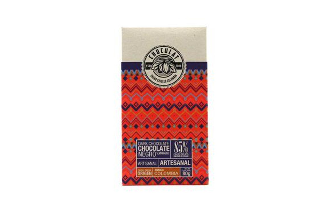 Barra de Chocolate Oscuro Origen Arauca 85%  1