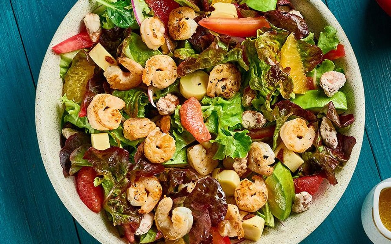 Ensalada de Camarones Salteados 1