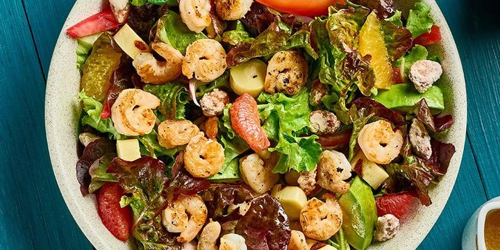 Ensalada de Camarones Salteados