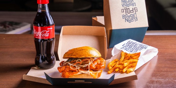 Combo Spicy Chicken Burger