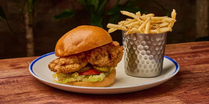 Fried Chicken Burger