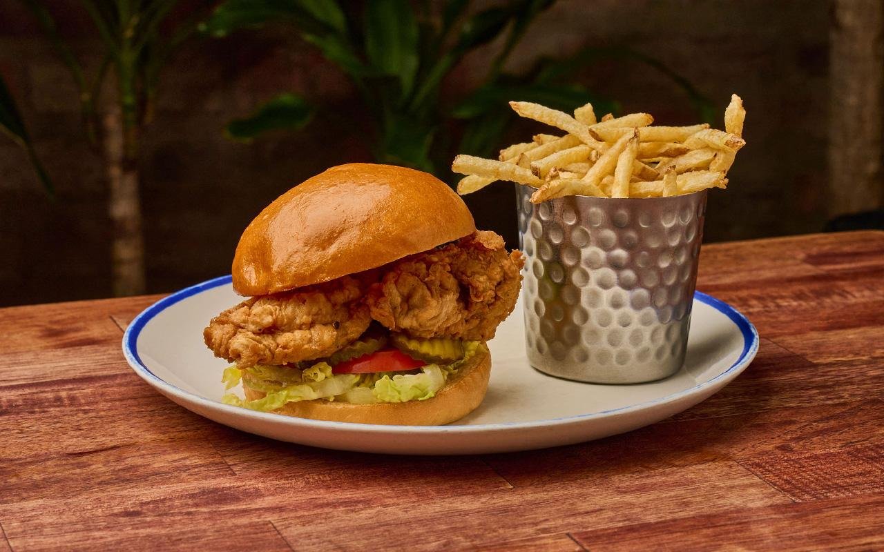 Fried Chicken Burger 1