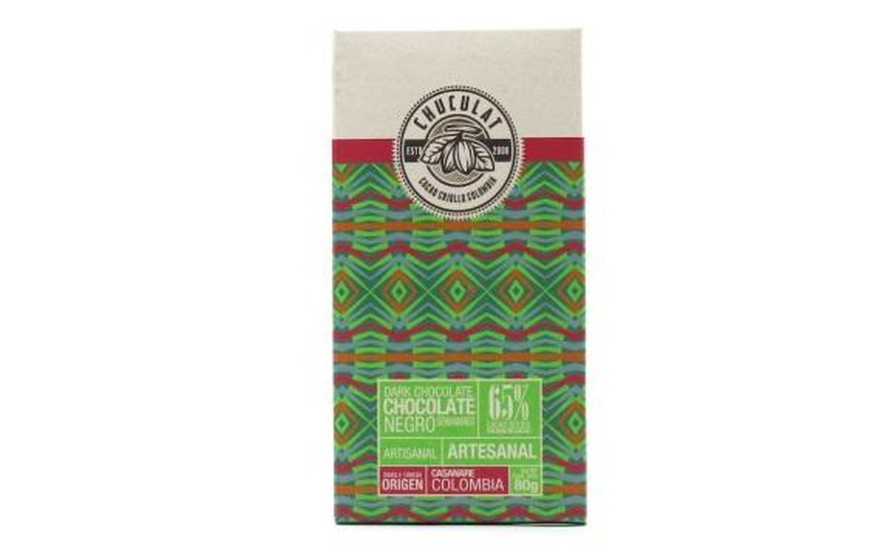 Barra de Chocolate Oscuro Origen Casanare 65% 1